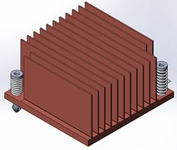 copper skived fin heat sink copper skived fin heat sink