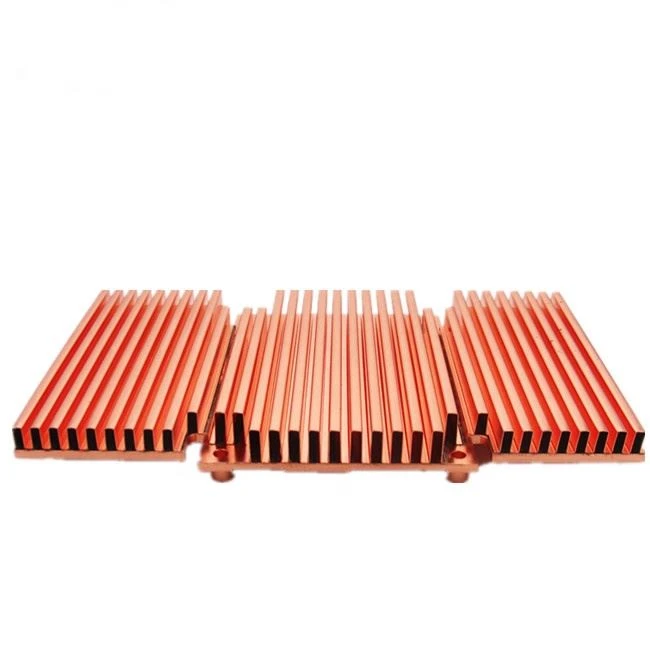 copper folded fin heat sink-2